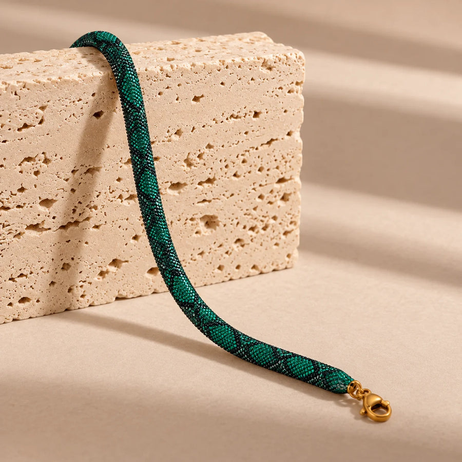 Braided Snake Necklace