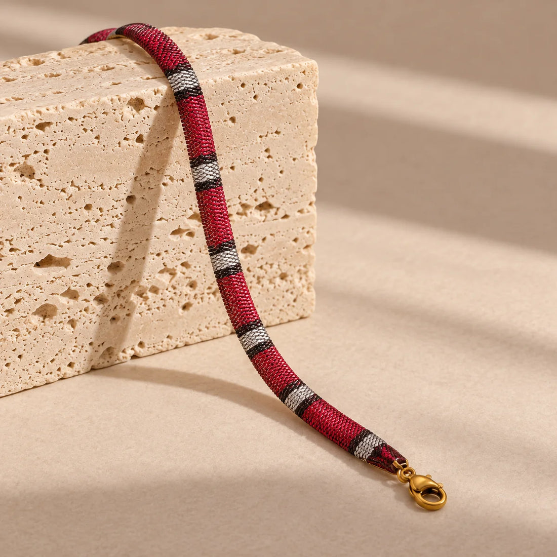 Braided Snake Necklace