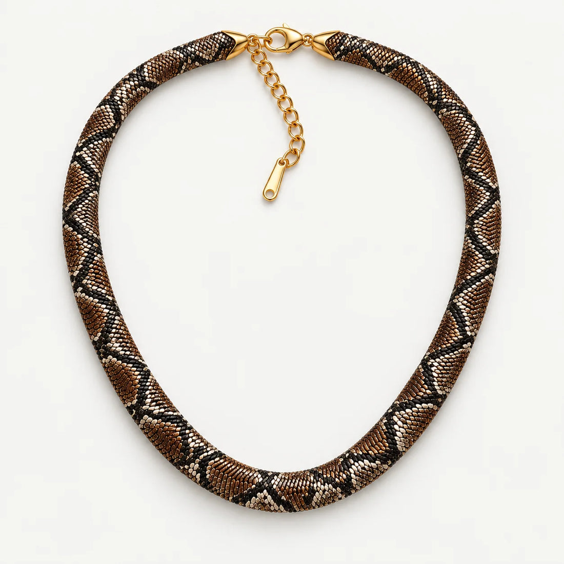 Braided Snake Necklace