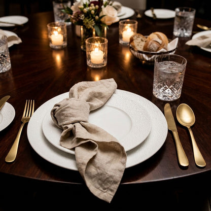 24-Piece Matte Gold Cutlery Set — 2