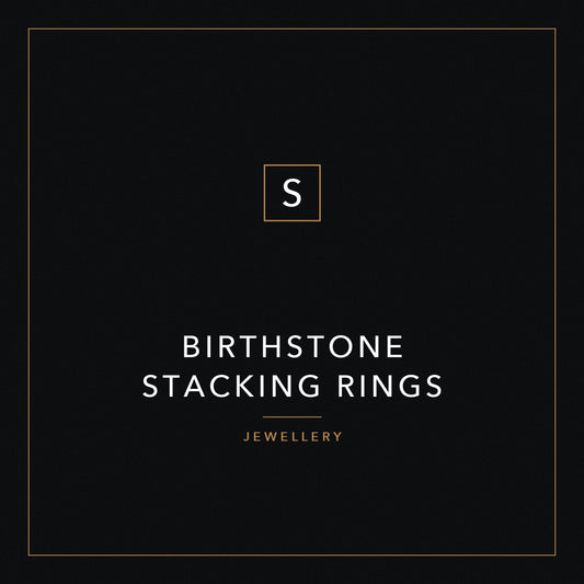 Birthstone Stacking Ring Set