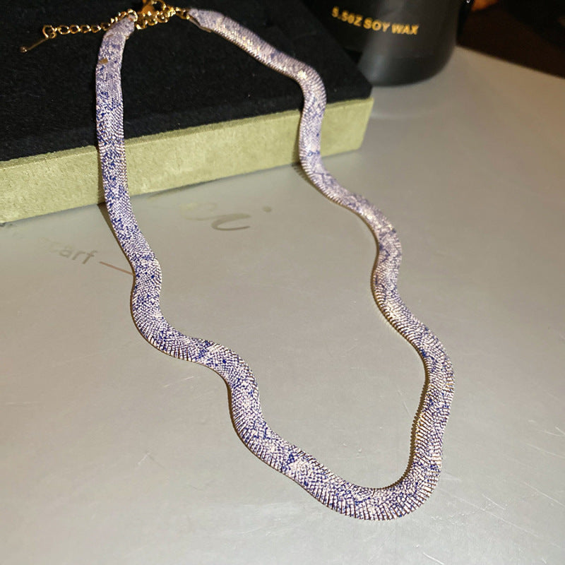 Snake Geometric Necklace
